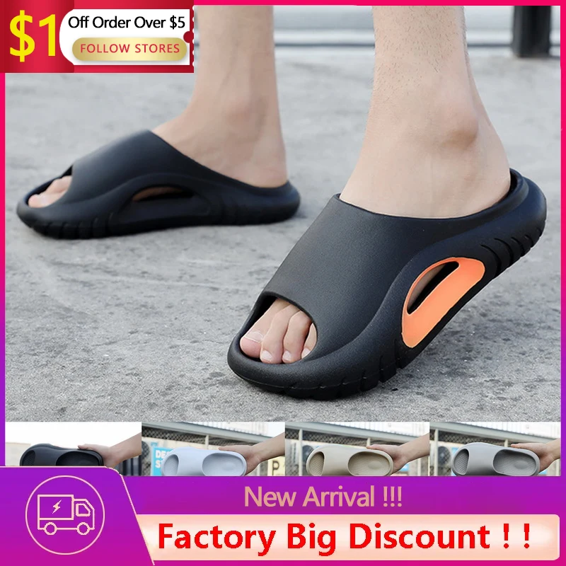 Men Slippers Thick Eva Sole Slides Bathroom Anti-Slip Slipper Mens Fashion Beach Flip-Flops Ultra-Light Summer Shoes
Men Slippers Thick Eva Sole Slides Bathroom Anti-Slip Slipper Mens Fashion Beach Flip-Flops Ultra-Light Summer Shoes