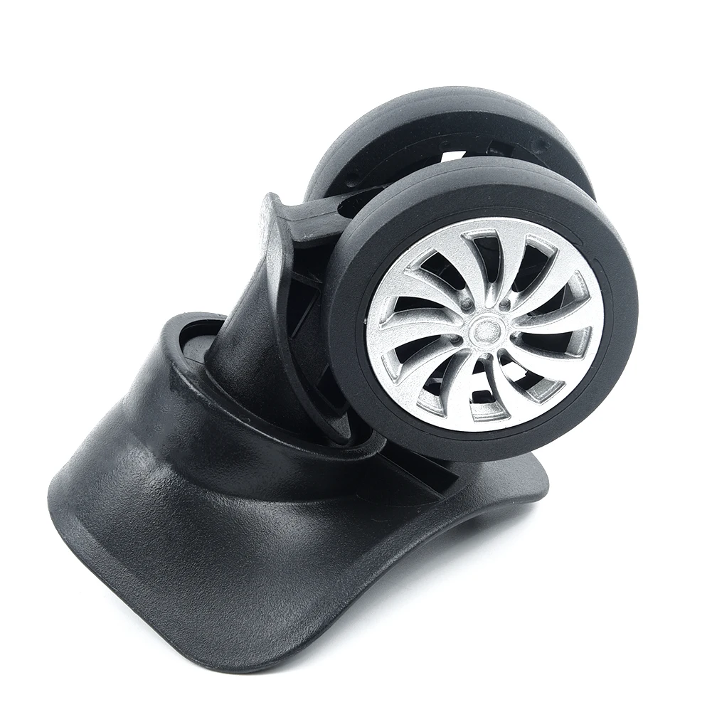 4Pcs Dual Roller Wheels Universal Swivel Casters For Travelling Bag Suitcase Luggage Trolley Case Replacement Accessories
4Pcs Dual Roller Wheels Universal Swivel Casters For Travelling Bag Suitcase Luggage Trolley Case Replacement Accessories