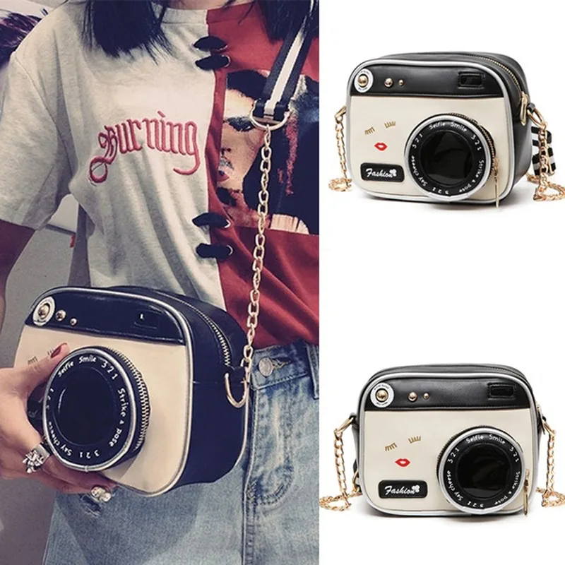 Creative Handbag 2023 Vintage PU Leather Lady Camera Shoulder Bag Female Handbag Chain Messenger Female Crossbody Bag Flap Totes
Creative Handbag 2023 Vintage PU Leather Lady Camera Shoulder Bag Female Handbag Chain Messenger Female Crossbody Bag Flap Totes