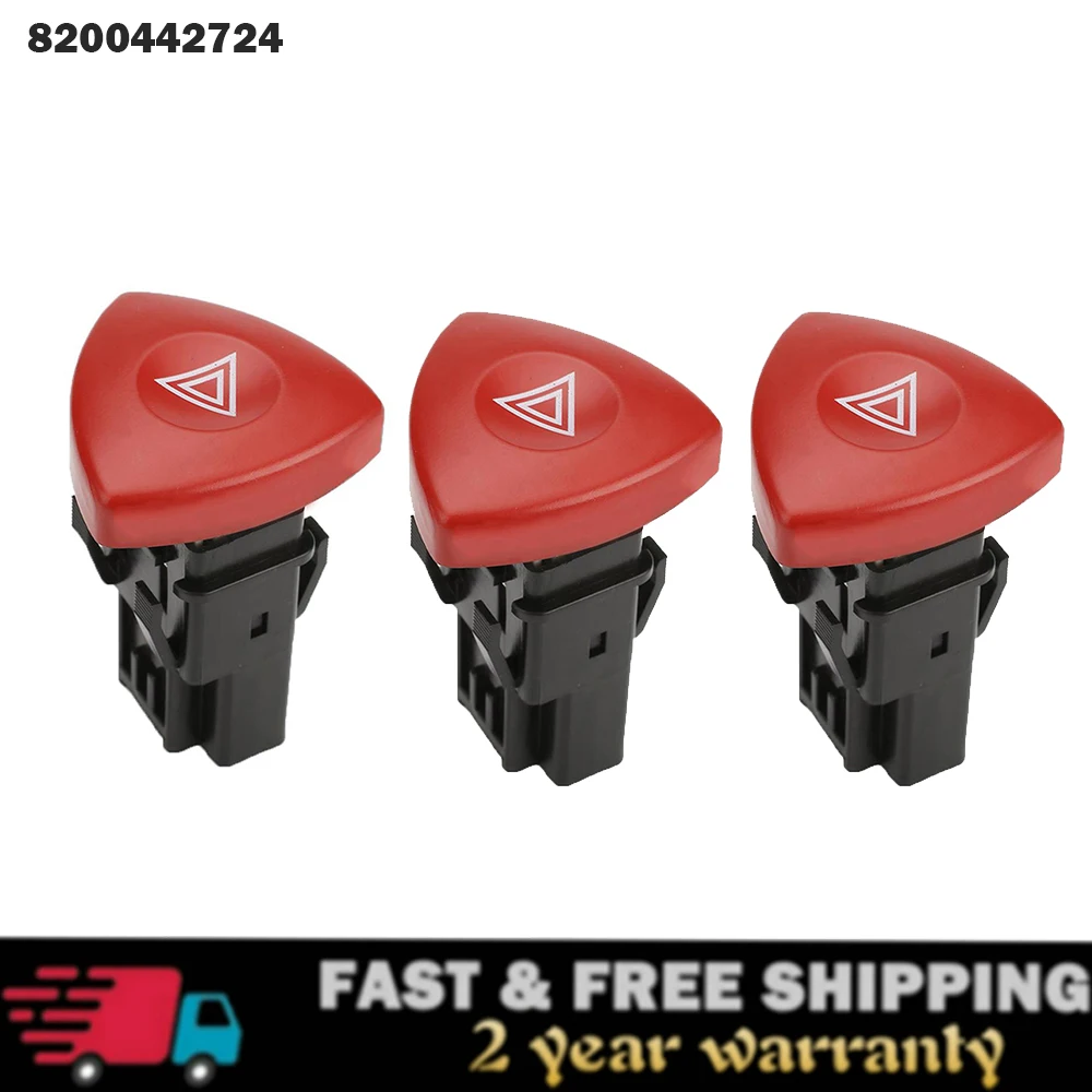3Pcs 8200442724 Car Emergency Hazard Flasher Warning Light Switch For Renault Espace Laguna Master Trafic for Vauxhall Vivaro
3Pcs 8200442724 Car Emergency Hazard Flasher Warning Light Switch For Renault Espace Laguna Master Trafic for Vauxhall Vivaro