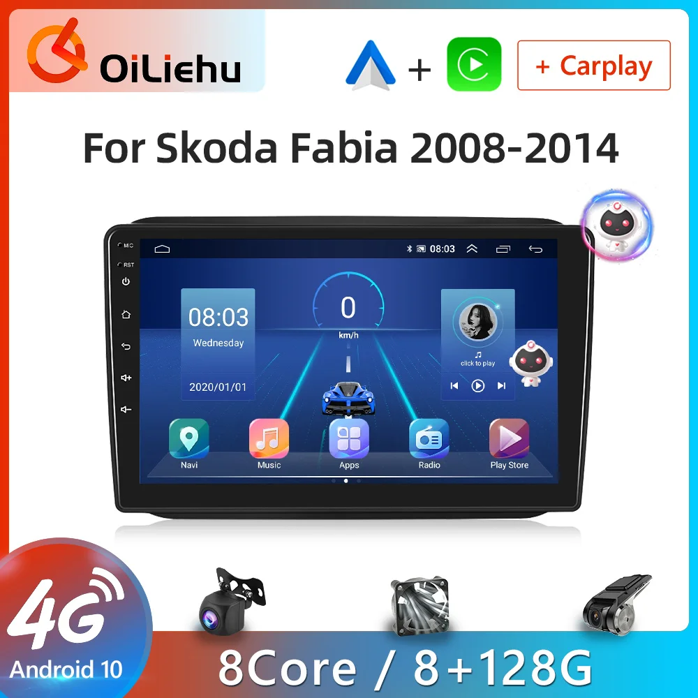 Автомобильный радиоприемник Oiliehu AI Voice Android Carplay для Skoda Fabia 2008-2014 2din Android Auto 4G Мультимедиа GPS Авторадио DSP
Автомобильный радиоприемник Oiliehu AI Voice Android Carplay для Skoda Fabia 2008-2014 2din Android Auto 4G Мультимедиа GPS Авторадио DSP