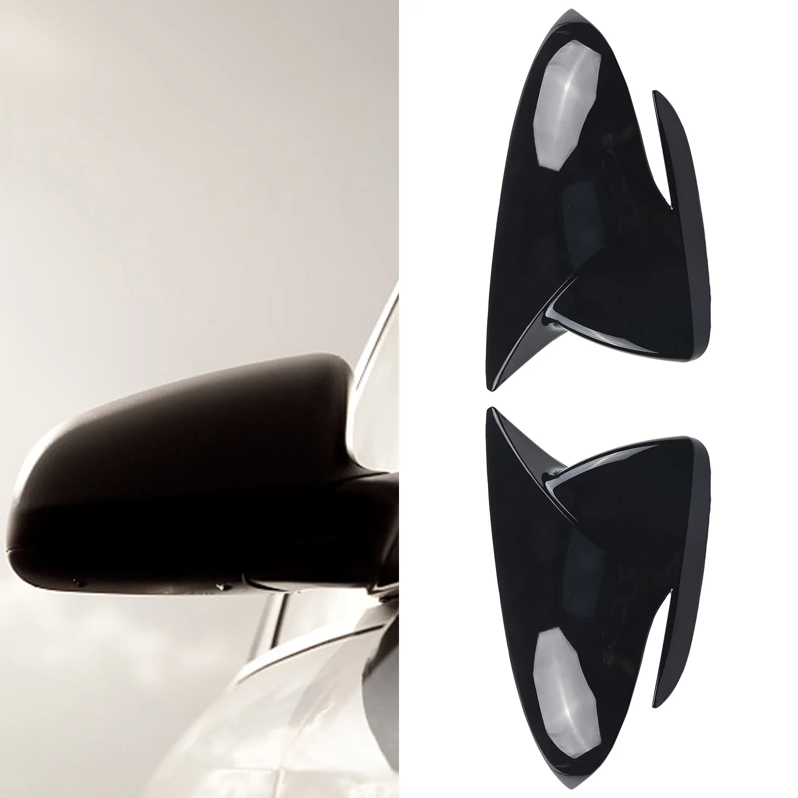 2PCS For Hyundai Veloster 2012-2017 Gloss Black OX Rear View Mirror Cover Trim Rearview Mirror Shell
2PCS For Hyundai Veloster 2012-2017 Gloss Black OX Rear View Mirror Cover Trim Rearview Mirror Shell