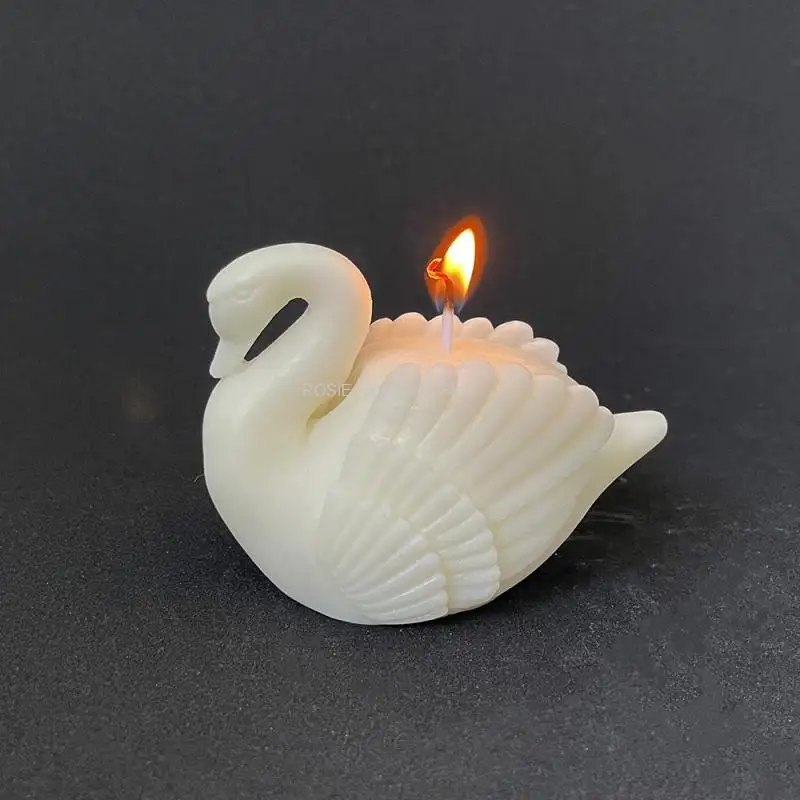 

Силиконовая форма в виде лебедя для ароматерапии и свечи, гипсовый инструмент для ароматерапии, форма для мыла ручной работы, инструмент для изготовления свечей «сделай сам»