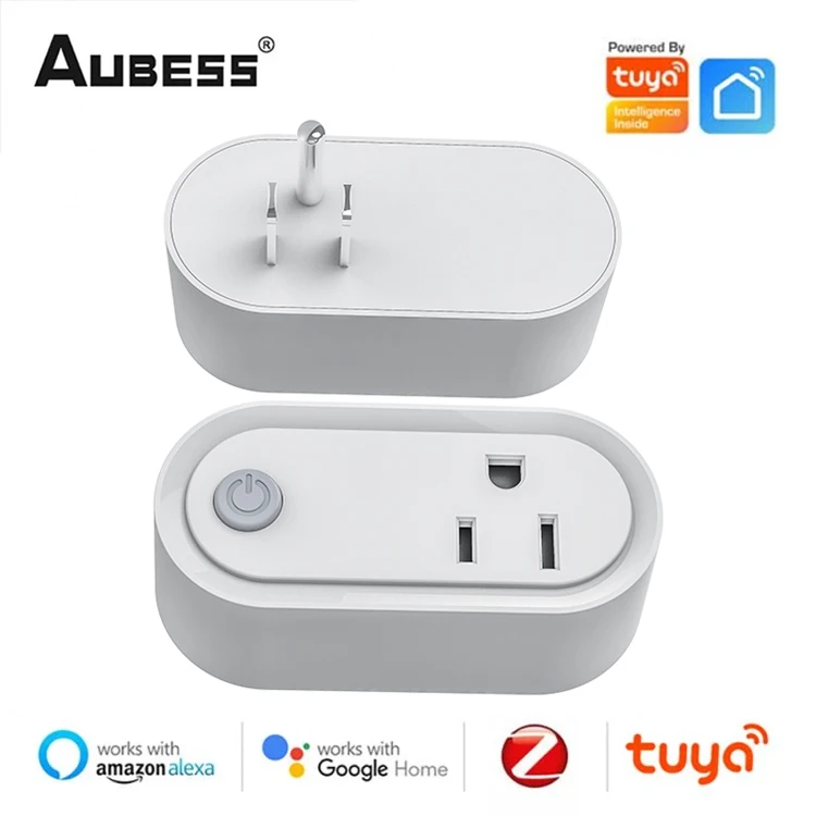 15A Tuya Smart ZigBee Plug US Wireless Control Socket Outlet With Energy Monitering Timer Function Works With Alexa Google Home
15A Tuya Smart ZigBee Plug US Wireless Control Socket Outlet With Energy Monitering Timer Function Works With Alexa Google Home
