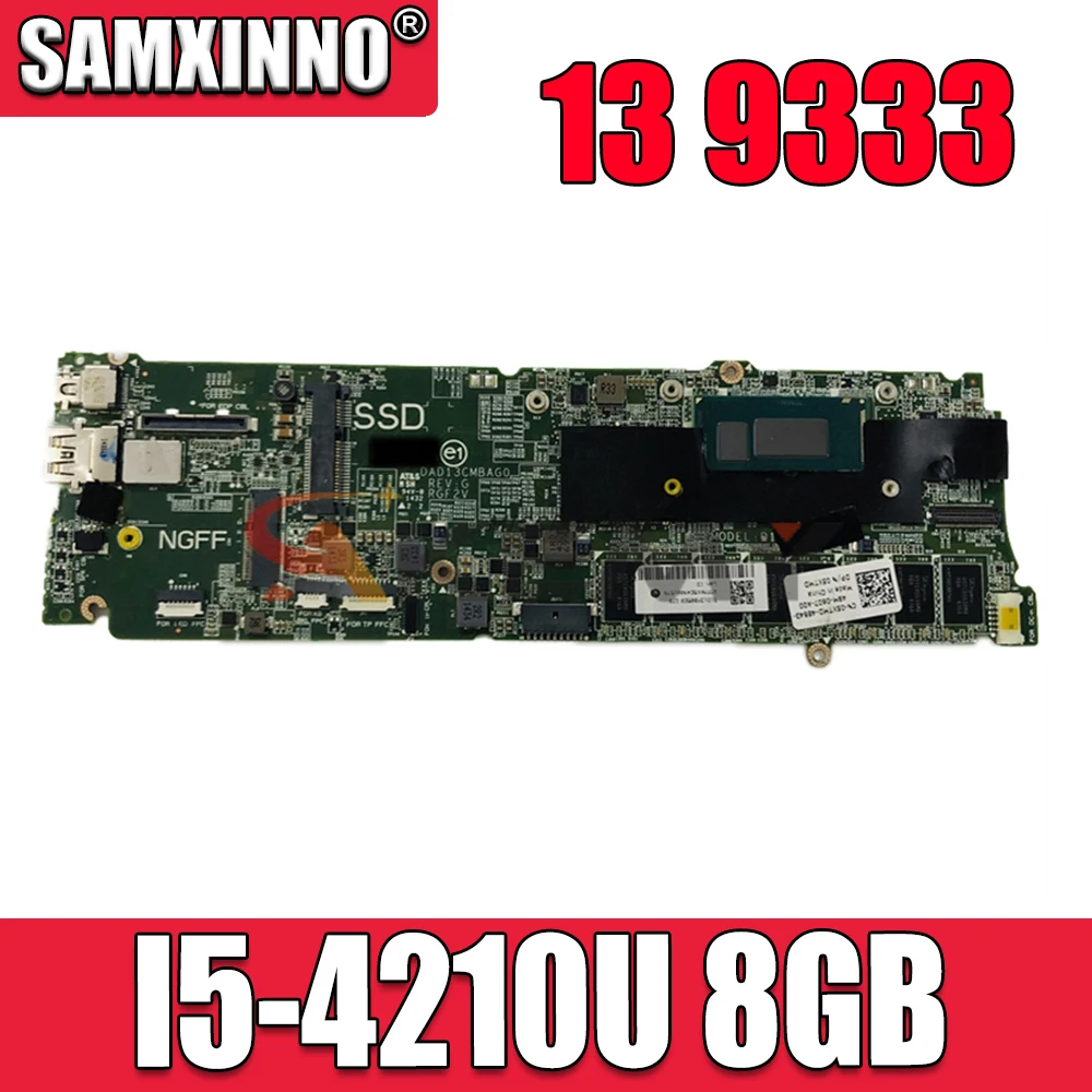 Материнская плата для ноутбука DELL XPS 13 9333, модель CN-05XTMD 05XTMD 5XTMD DAD13CMBAG0 с процессором SR1EF I5-4210U, 8 Гб юаней, 100% исправно
Материнская плата для ноутбука DELL XPS 13 9333, модель CN-05XTMD 05XTMD 5XTMD DAD13CMBAG0 с процессором SR1EF I5-4210U, 8 Гб юаней, 100% исправно