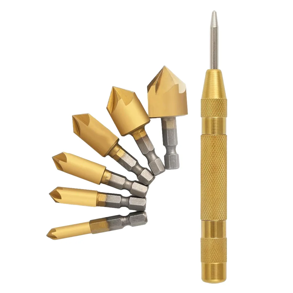 Countersink Drill Bit Equipment Flute Garden HSS Household Set Tools Workshop 1/4 Hex Shank 6-19mm Carbon Steel
Countersink Drill Bit Equipment Flute Garden HSS Household Set Tools Workshop 1/4 Hex Shank 6-19mm Carbon Steel
