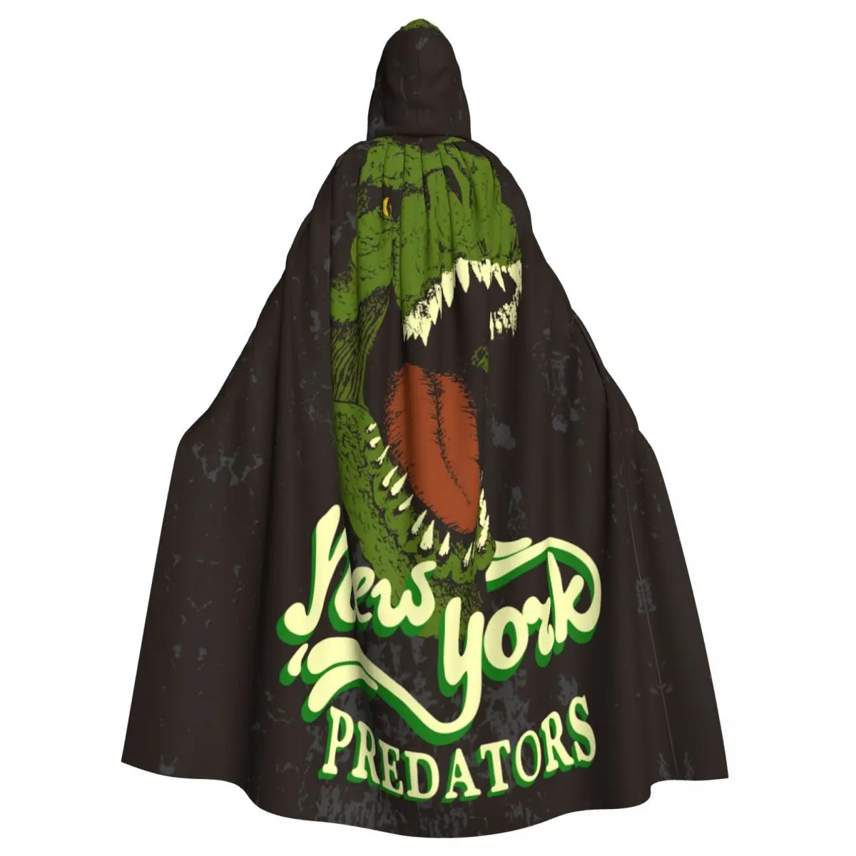 Vintage Dinosaur New York Predators Hooded Cloak Polyester Unisex Witch Cape Costume Accessory
Vintage Dinosaur New York Predators Hooded Cloak Polyester Unisex Witch Cape Costume Accessory