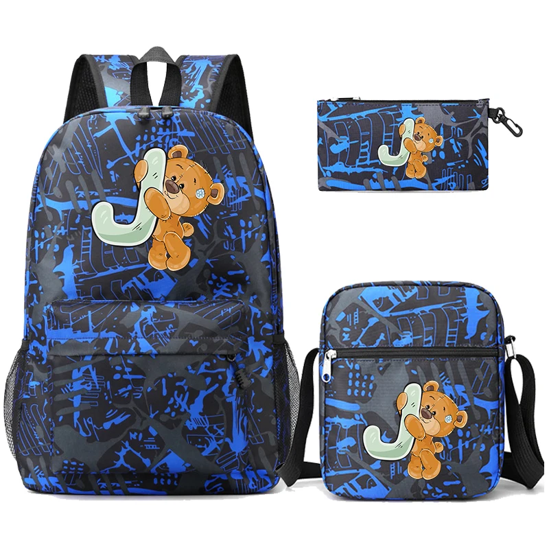 3Pcs/set Little Bear 26 English Letters Backpack Back To School Backpack Boy Girl Kawaii Shoulder Bag Pencil Case Student Bag
3Pcs/set Little Bear 26 English Letters Backpack Back To School Backpack Boy Girl Kawaii Shoulder Bag Pencil Case Student Bag