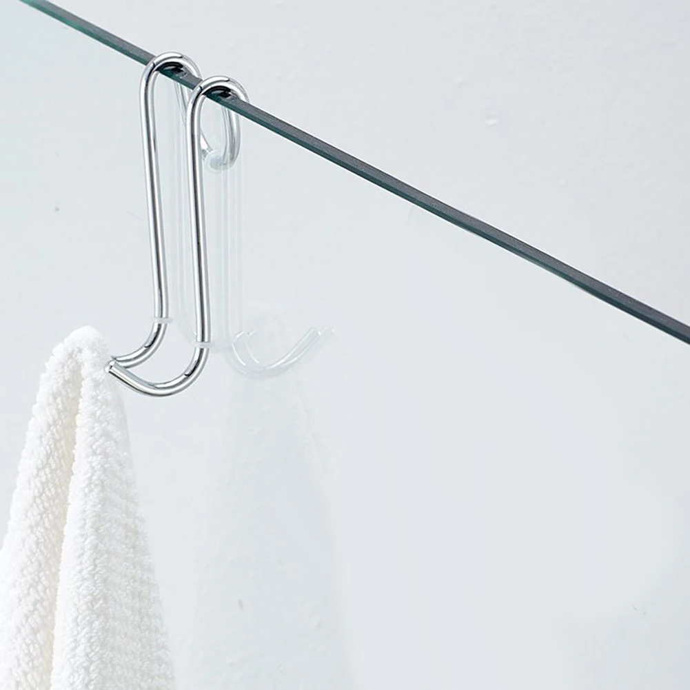 S Hook Hook Shower Shower Hooks 11.5*4.4cm Removable Rubberized Surfaces S Model Silver Stainless Steel VERSATILE
S Hook Hook Shower Shower Hooks 11.5*4.4cm Removable Rubberized Surfaces S Model Silver Stainless Steel VERSATILE