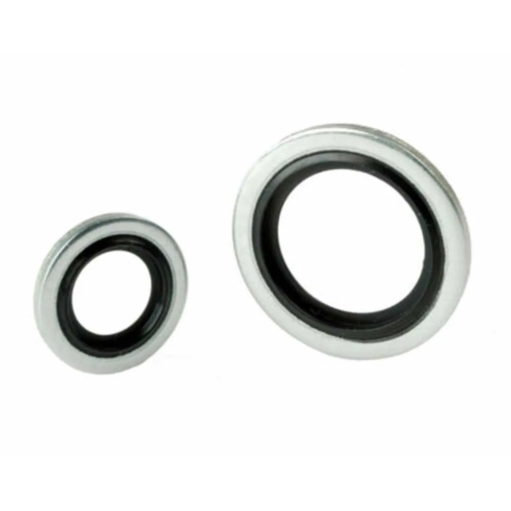 90Pcs Bonded Seals Washers Zinc Plated Assorted Box Sizes M3-M25 Sets Metal With A Black Rubber (NBR) Self Centralising Rings
90Pcs Bonded Seals Washers Zinc Plated Assorted Box Sizes M3-M25 Sets Metal With A Black Rubber (NBR) Self Centralising Rings