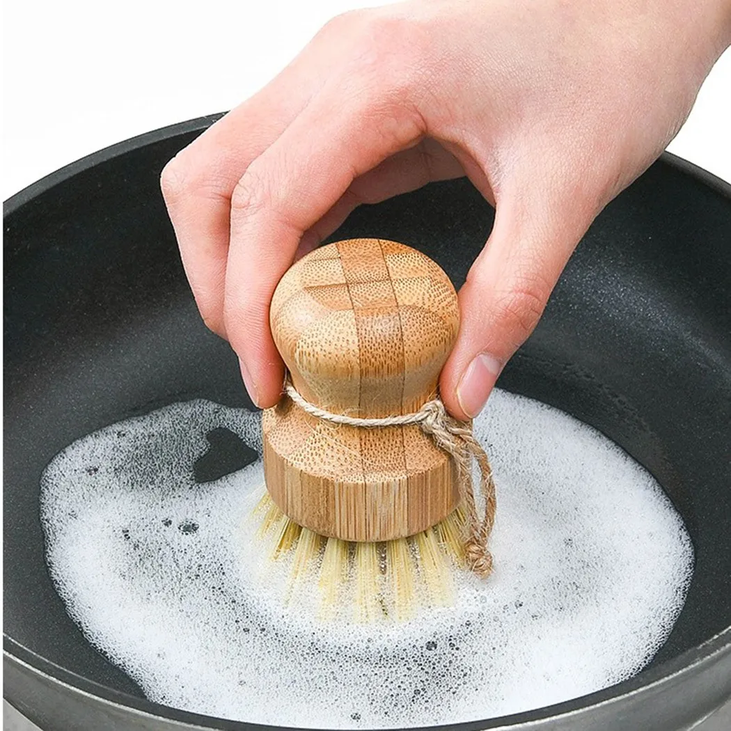 Sisal Bamboo Palm Kitchen Pan Pot Cleaning Brush Long/Short Round Wooden Handle Household Bowl Dish Washing Tools Easy Use
Sisal Bamboo Palm Kitchen Pan Pot Cleaning Brush Long/Short Round Wooden Handle Household Bowl Dish Washing Tools Easy Use