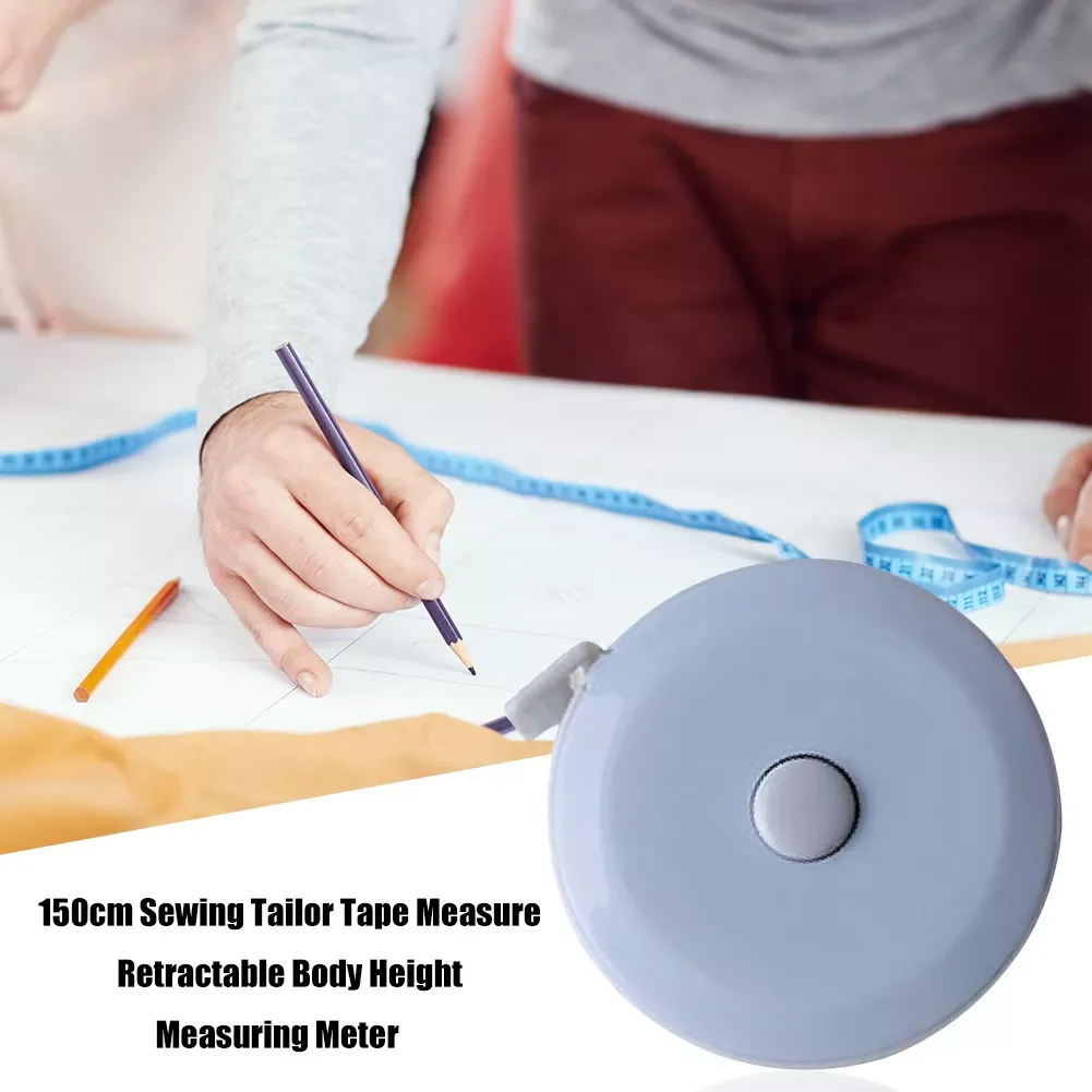 1pc 150cm/60" Tape Measures Portable Retractable Ruler Children Height Ruler Centimeter Inch Roll Tape Measure
1pc 150cm/60" Tape Measures Portable Retractable Ruler Children Height Ruler Centimeter Inch Roll Tape Measure