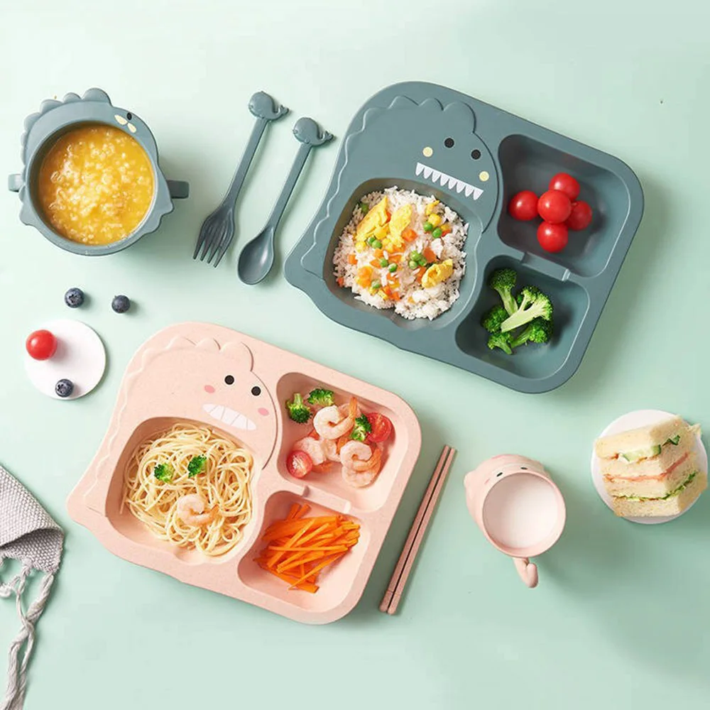 Children's Tableware Wheat Fiber Dinner Set Kids&Feeding Tableware 6 Piece Set Plates for Food Creative Cartoon Bowl
Children's Tableware Wheat Fiber Dinner Set Kids&Feeding Tableware 6 Piece Set Plates for Food Creative Cartoon Bowl