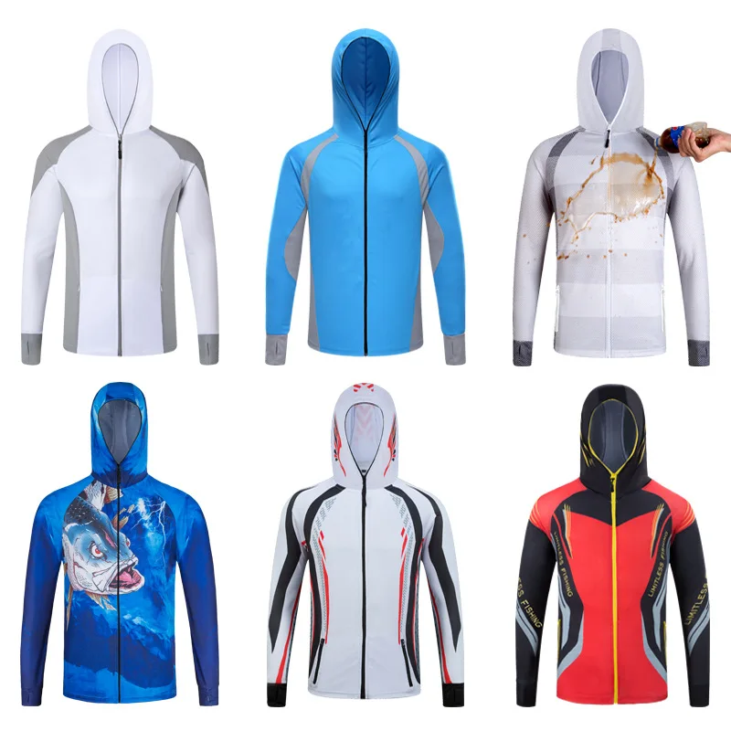 WHYY Outdoor Sunscreen Anti-sunburn Fishing Clothes Summer Men's Thin Breathable Camouflage Hooded Long Sleeved Shirt Fishing
WHYY Outdoor Sunscreen Anti-sunburn Fishing Clothes Summer Men's Thin Breathable Camouflage Hooded Long Sleeved Shirt Fishing