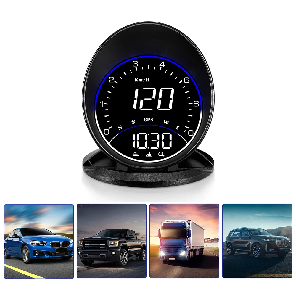 Универсальный Автомобильный GPS HUD, напоминание о превышении скорости, сигнализация безопасности, дисплей на голову, умный цифровой спидомет...
Универсальный Автомобильный GPS HUD, напоминание о превышении скорости, сигнализация безопасности, дисплей на голову, умный цифровой спидомет...