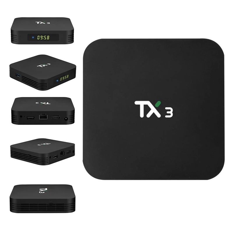 Home Theater TX3 Tv Box WIFI Android 9.0 4K Smart Media Tv Set-Top Box Player
Home Theater TX3 Tv Box WIFI Android 9.0 4K Smart Media Tv Set-Top Box Player
