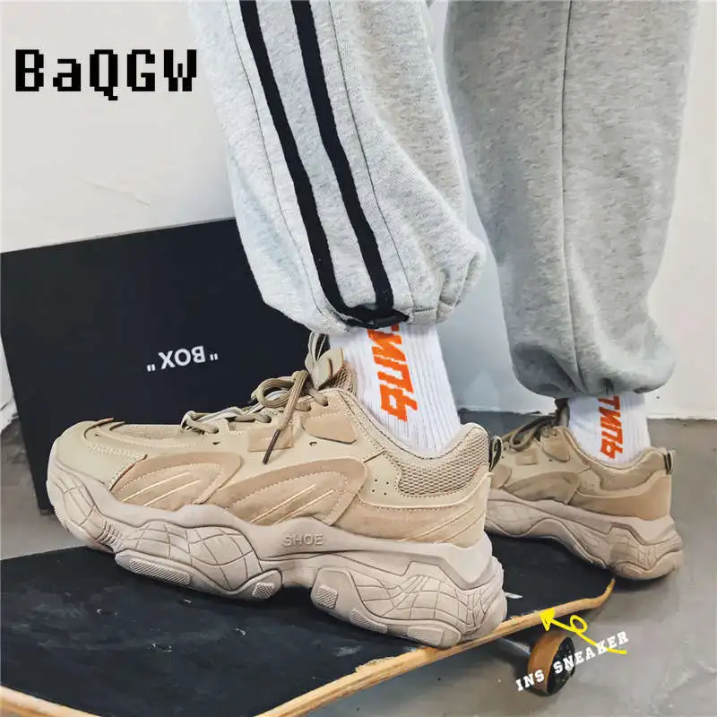 Thick Sole Chunky Sneaker for Men 2023 Trend Mesh Lace Up Breathable Casual Sports Shoes Non-slip Tennis Increased Soft Soles
Thick Sole Chunky Sneaker for Men 2023 Trend Mesh Lace Up Breathable Casual Sports Shoes Non-slip Tennis Increased Soft Soles