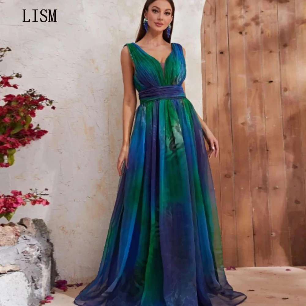 LISM 2023 Graceful A-line Chiffon V-neck Formal Occasion Party Dress Floor Length Spaghetti Straps Draped Evening Prom Gowns
LISM 2023 Graceful A-line Chiffon V-neck Formal Occasion Party Dress Floor Length Spaghetti Straps Draped Evening Prom Gowns