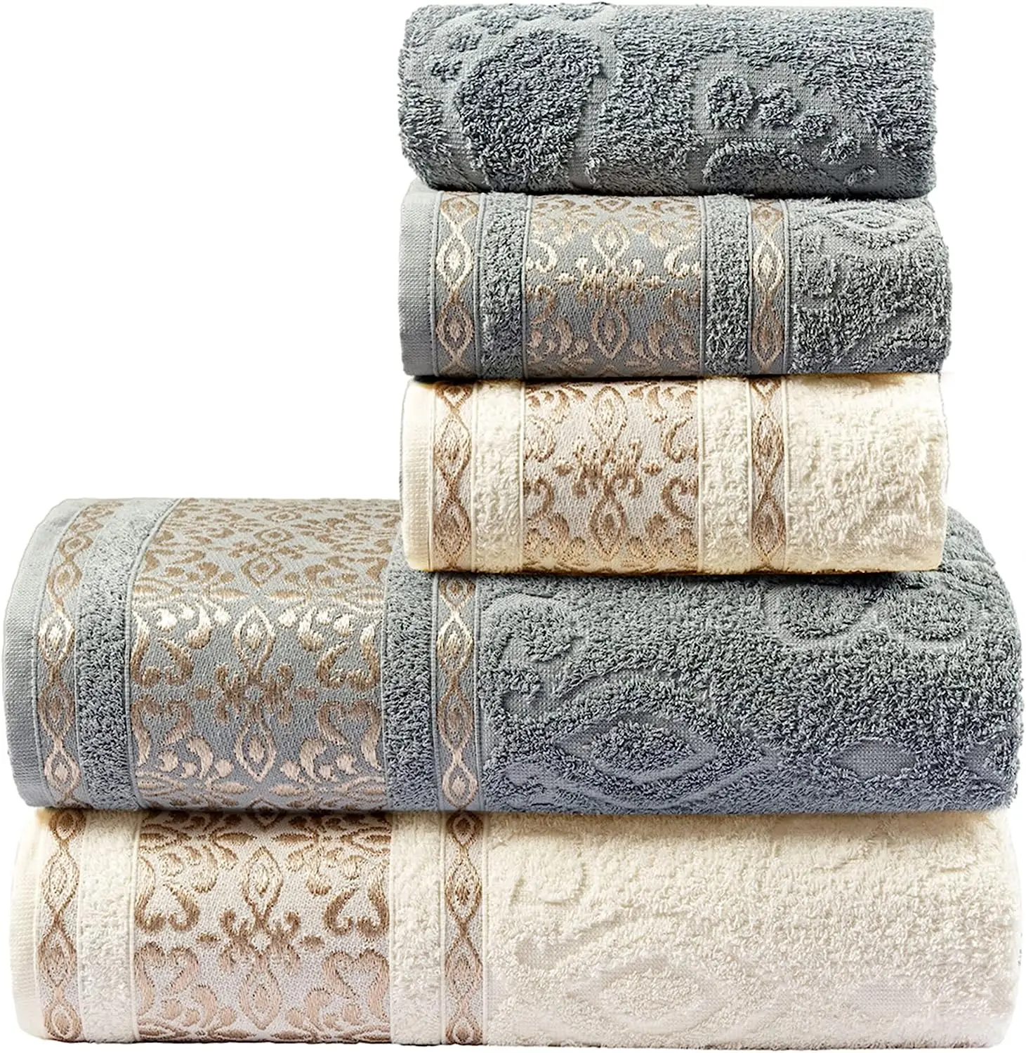 Jogo De Banho Toalha Essence Tecido Felpudo 100% Algodão Com 05 Peças Granito Com Pérola 
Jogo De Banho Toalha Essence Tecido Felpudo 100% Algodão Com 05 Peças Granito Com Pérola