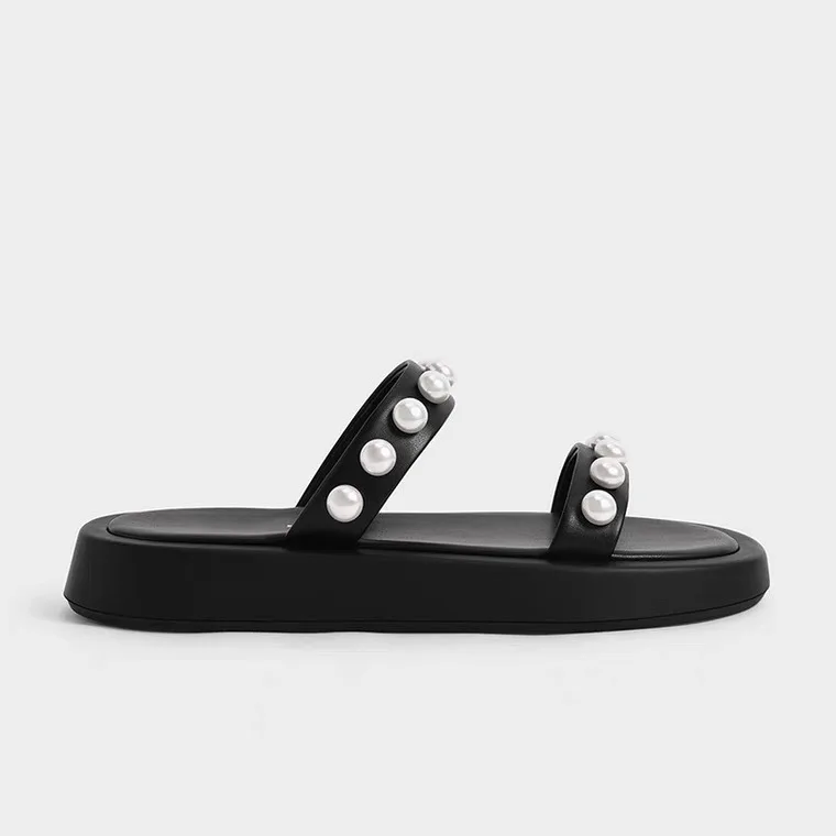 Women's Shoes 22 Summer Women's Pearl Slip Strap Open Toe Thick-soled Slippers Drop Shipping
Women's Shoes 22 Summer Women's Pearl Slip Strap Open Toe Thick-soled Slippers Drop Shipping