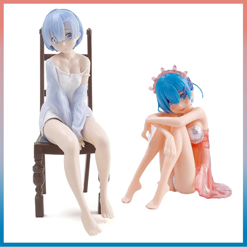 15cm Japanese Anime kawaii girl Pajamas Figure Chair PVC Collection Model Toys Жыццё ў іншым свеце ад нуля Рэм
15cm Japanese Anime kawaii girl Pajamas Figure Chair PVC Collection Model Toys Жыццё ў іншым свеце ад нуля Рэм