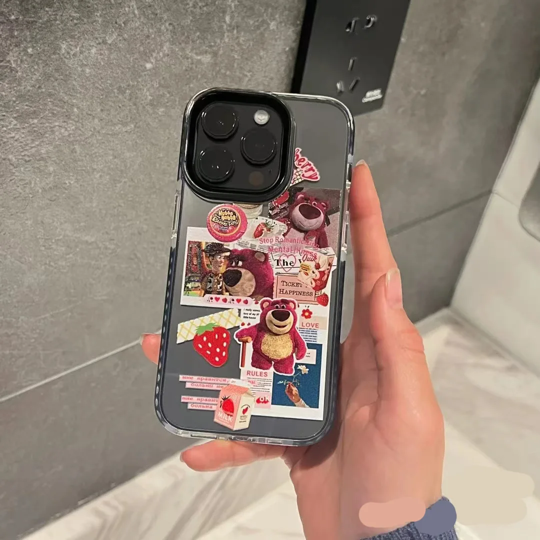 Cute Strawberry Bear Apple 14pro Phone Case For Iphone 13 12mini 11 Xr Xsmax 6s 78plus Ladies Cartoon Animal Phone Case
Cute Strawberry Bear Apple 14pro Phone Case For Iphone 13 12mini 11 Xr Xsmax 6s 78plus Ladies Cartoon Animal Phone Case