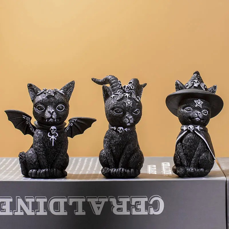 Halloween Blind Box Guess Bag Gothic Animals Black Cat Resin Material Festival Gifts Children Kids Figures Decor Models 2022 New
Halloween Blind Box Guess Bag Gothic Animals Black Cat Resin Material Festival Gifts Children Kids Figures Decor Models 2022 New