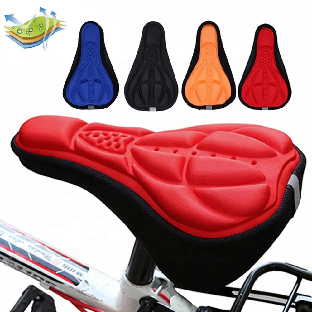 MTB Bike 3D Gel Saddle Seat Cover Bicycle Silicone Soft Comfort Pad Cushion Padded Thick Breathable For Road Mountain Bike
MTB Bike 3D Gel Saddle Seat Cover Bicycle Silicone Soft Comfort Pad Cushion Padded Thick Breathable For Road Mountain Bike