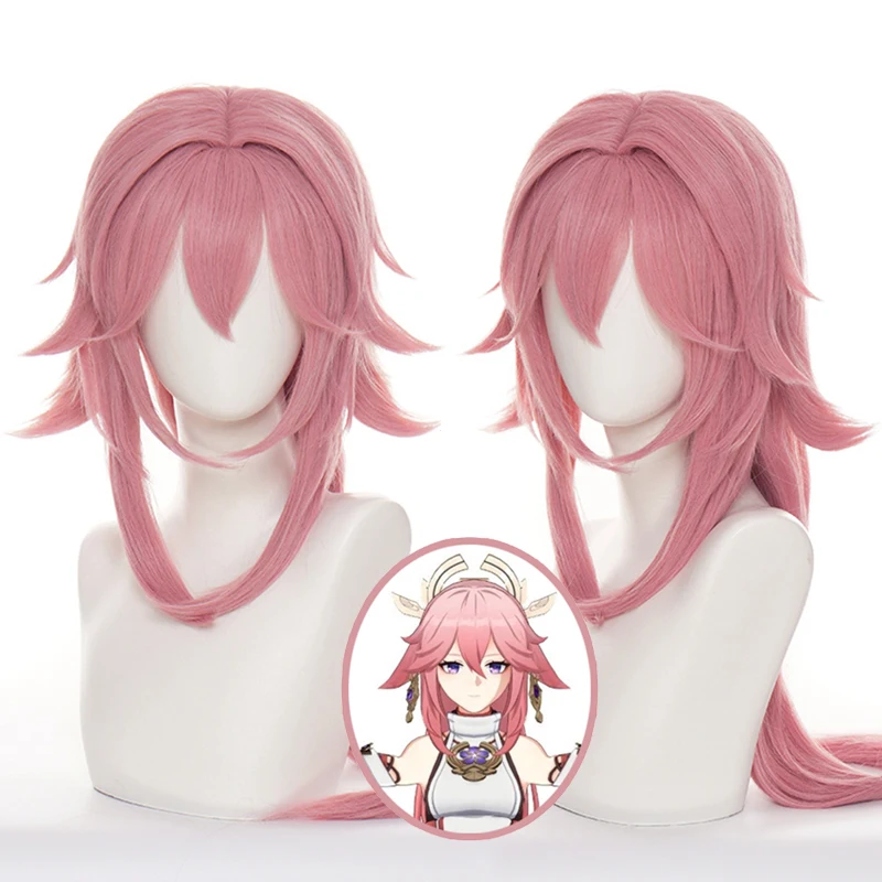 Game Genshin Impact Yae Miko Cosplay Wig Pink Long Staight Heat Resistant Synthetic Hair Wigs Halloween Adult Free Wig Cap
Game Genshin Impact Yae Miko Cosplay Wig Pink Long Staight Heat Resistant Synthetic Hair Wigs Halloween Adult Free Wig Cap