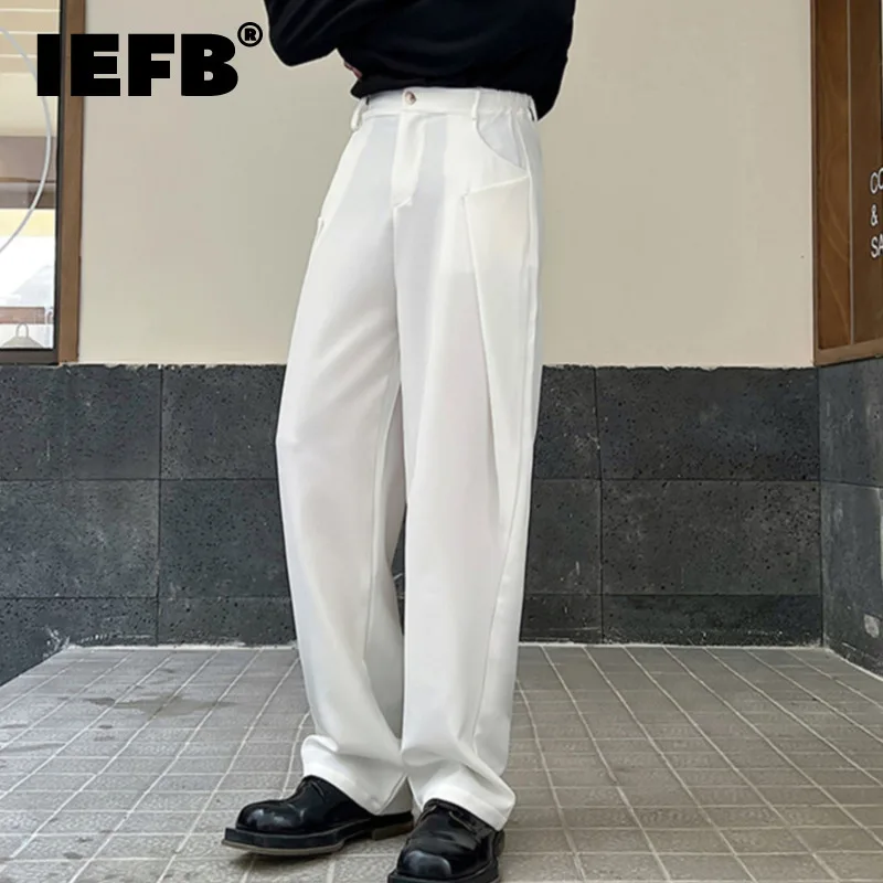 Новые весенние трендовые мужские костюмные брюки IEFB, Модные индивидуальные складные Дизайнерские повседневные брюки с украшением, строгие 2023, повседневные 9A7511
Новые весенние трендовые мужские костюмные брюки IEFB, Модные индивидуальные складные Дизайнерские повседневные брюки с украшением, строгие 2023, повседневные 9A7511