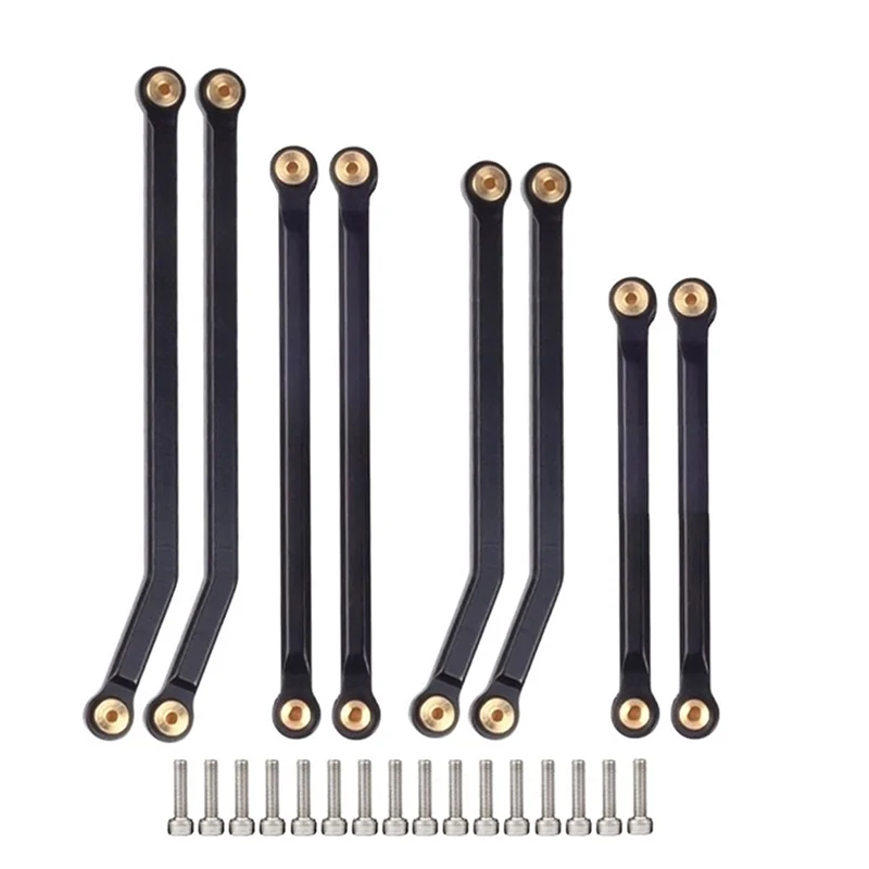 8PCS CNC High Clearance Links 4 Link Set for Axial SCX24 C10 AXI00001 JLU AXI00002 Bronco AXI00006 1/24 RC Crawler,2
8PCS CNC High Clearance Links 4 Link Set for Axial SCX24 C10 AXI00001 JLU AXI00002 Bronco AXI00006 1/24 RC Crawler,2