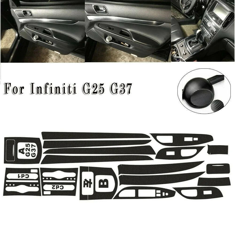 1 Набор наклеек Vinyl для Infiniti G25 G37, Стильные наклейки из углеродного волокна для внутренней центральной консоли, наклейки из углеродного воло...
1 Набор наклеек Vinyl для Infiniti G25 G37, Стильные наклейки из углеродного волокна для внутренней центральной консоли, наклейки из углеродного воло...