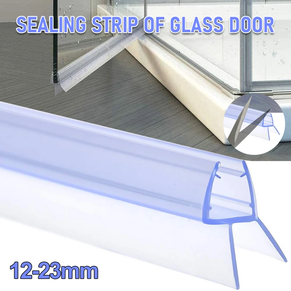 1pc Shower Screen Seal Strip With Non-slip Clip For Screens Doors Bath Shower Strip Seal 50cm+50cm Transparent Windproof Seal
1pc Shower Screen Seal Strip With Non-slip Clip For Screens Doors Bath Shower Strip Seal 50cm+50cm Transparent Windproof Seal