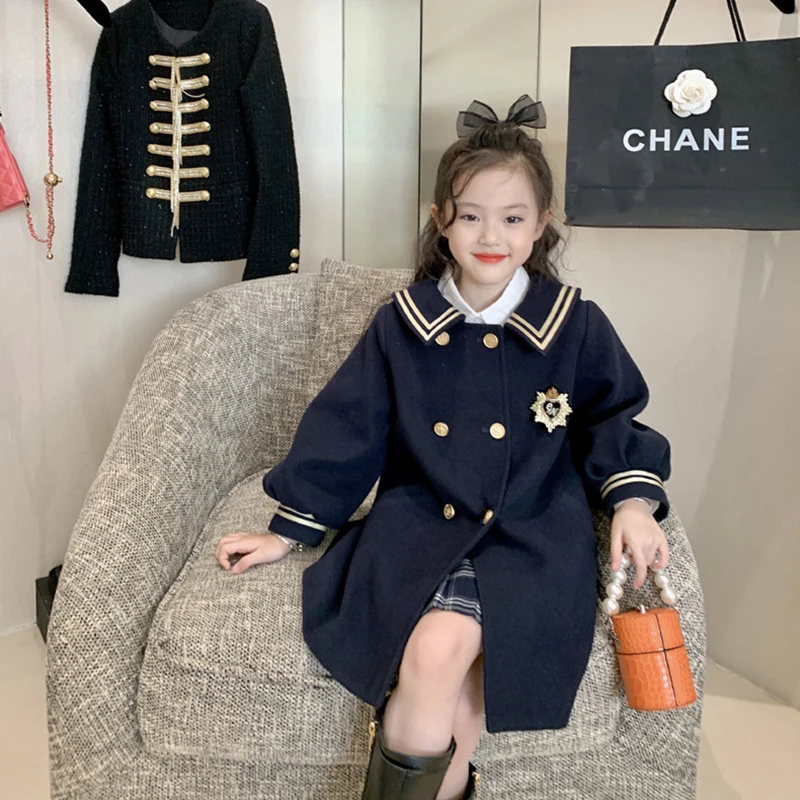 Girls Woolen Coats Autumn Winter Trench Jacket Coat 2-6Yrs Children Clothes for Kids Outerwear Birthday Present Kids Coats
Girls Woolen Coats Autumn Winter Trench Jacket Coat 2-6Yrs Children Clothes for Kids Outerwear Birthday Present Kids Coats