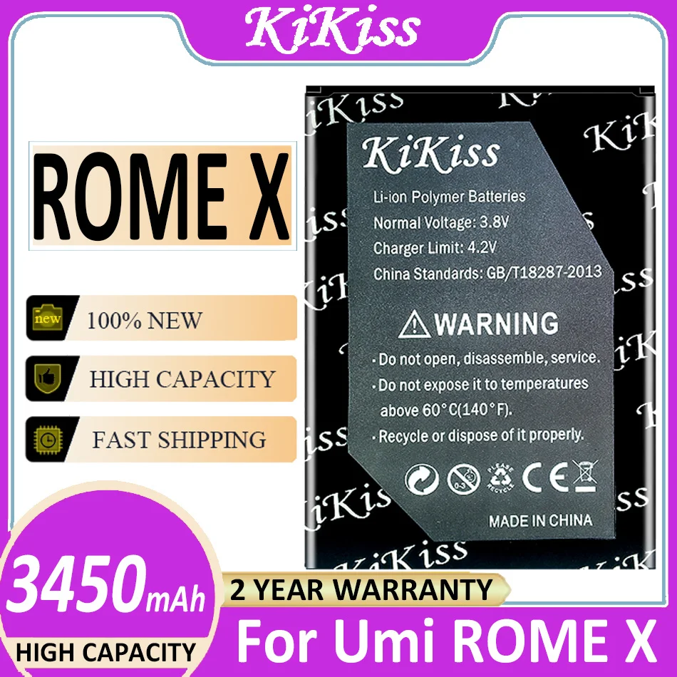 

Battery For Umi ROMEX ROME X ROMEX Li-ion Battery High Capacity 3450mAh Replacement Mobile Phone Battery + Tracking Number