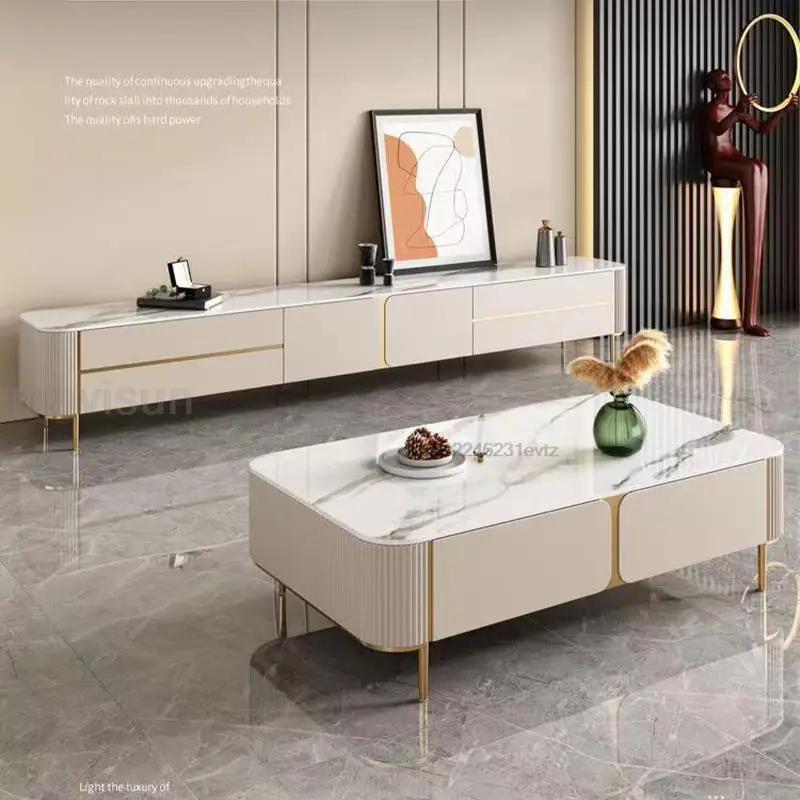 Minimalist Living Room Furniture Designer Panel Stainless Steel Gold Lines White TV Cabinet Drawers Rectangle Coffee Table
Minimalist Living Room Furniture Designer Panel Stainless Steel Gold Lines White TV Cabinet Drawers Rectangle Coffee Table