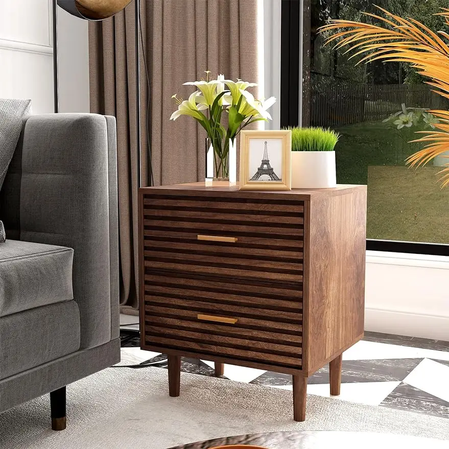 Alohappy Nightstand, End Table with 2 Drawers, Mid Century Modern Side Table with Storage Bed Side Table
Alohappy Nightstand, End Table with 2 Drawers, Mid Century Modern Side Table with Storage Bed Side Table