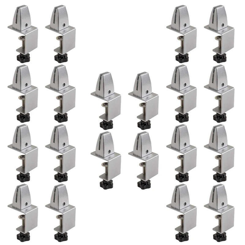 20Pcs Sneeze Guard Clamp Bracket Desk Partition Clamp For 1/8Inch To 1Inch Thick Acrylic Panels Adjustable C Shape Clamp
20Pcs Sneeze Guard Clamp Bracket Desk Partition Clamp For 1/8Inch To 1Inch Thick Acrylic Panels Adjustable C Shape Clamp