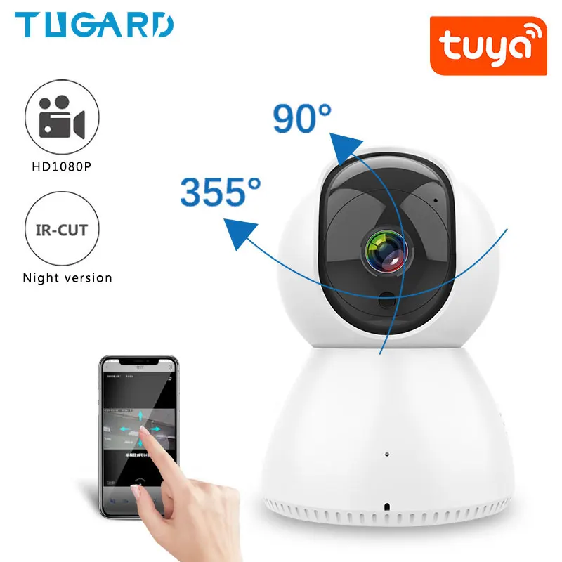 Tuya Wifi PTZ 1080P IP Camera Indoor HD Smart Surveillance Cameras Night Vision Baby Pet Monitor Home Security Camera
Tuya Wifi PTZ 1080P IP Camera Indoor HD Smart Surveillance Cameras Night Vision Baby Pet Monitor Home Security Camera