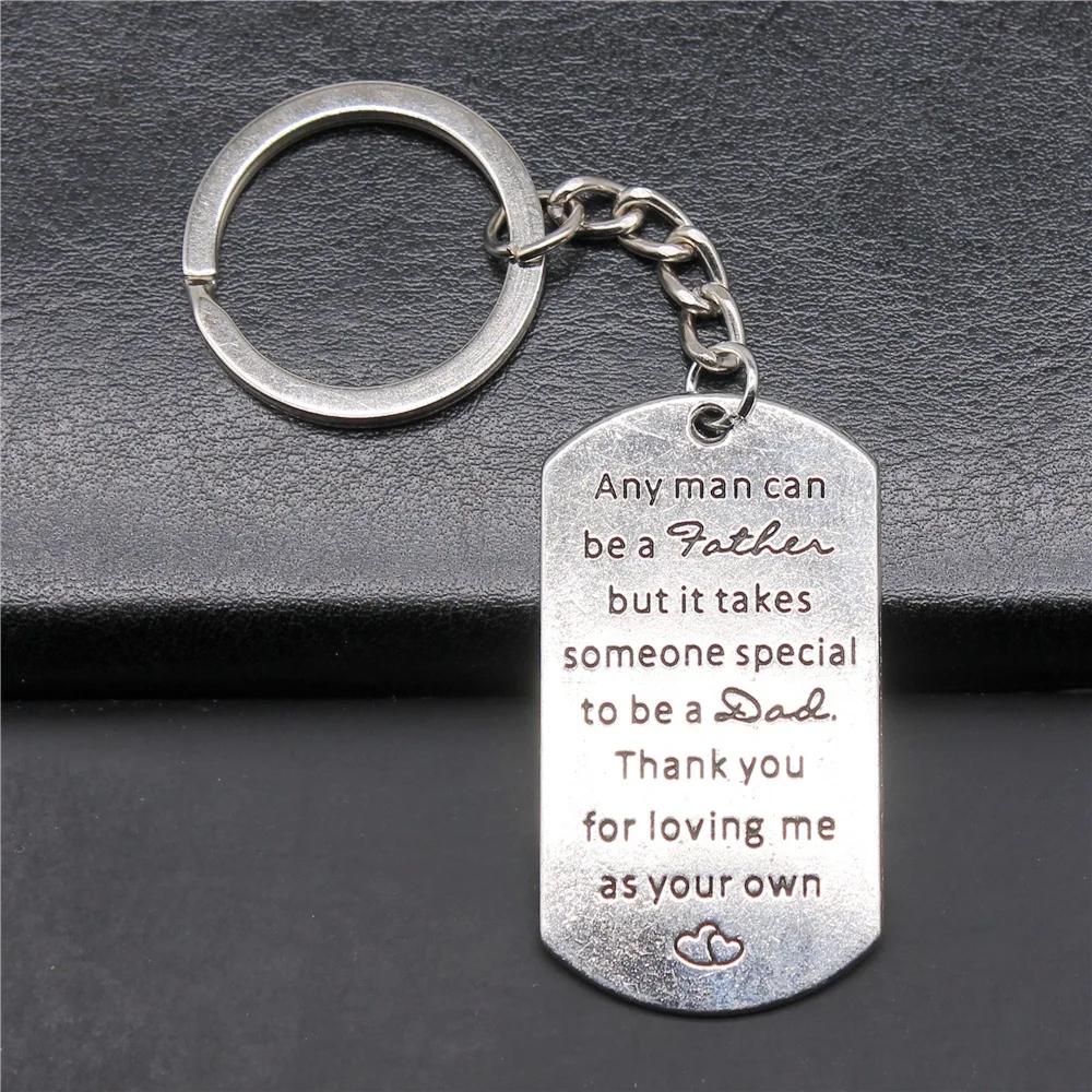 Souvenirs Gift DIY Metal Keychain Holder Antique Silver Color 26x48mm Father Dad Pendant Keyring
Souvenirs Gift DIY Metal Keychain Holder Antique Silver Color 26x48mm Father Dad Pendant Keyring