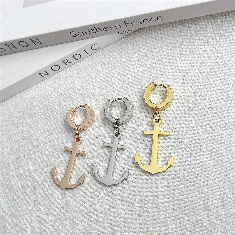 Trend Anchor Earrings for Women Personalized Fashion Minimalist Stainless Steel Silver Gold Earring Fashion Jewelry Wedding Gift
Trend Anchor Earrings for Women Personalized Fashion Minimalist Stainless Steel Silver Gold Earring Fashion Jewelry Wedding Gift