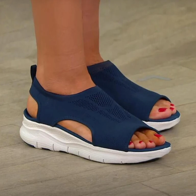 Comfortable Platform Wedge Beach Sandals New Lightweight Fly Woven Mesh Fish Mouth Open Toe Women's Casual Shoes Slippers Women
Comfortable Platform Wedge Beach Sandals New Lightweight Fly Woven Mesh Fish Mouth Open Toe Women's Casual Shoes Slippers Women