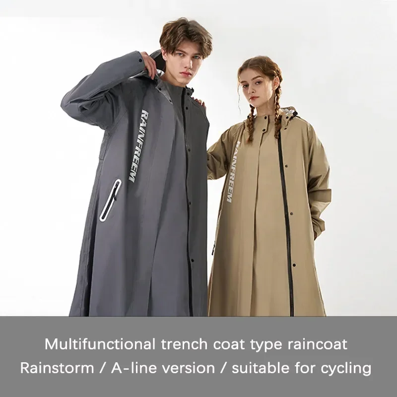 Rain Riding Raincoat Double Waterproof Poncho Couple Hiking Outdoor Fashion Placket Windbreaker Multifunctional Type Rainsuit
Rain Riding Raincoat Double Waterproof Poncho Couple Hiking Outdoor Fashion Placket Windbreaker Multifunctional Type Rainsuit