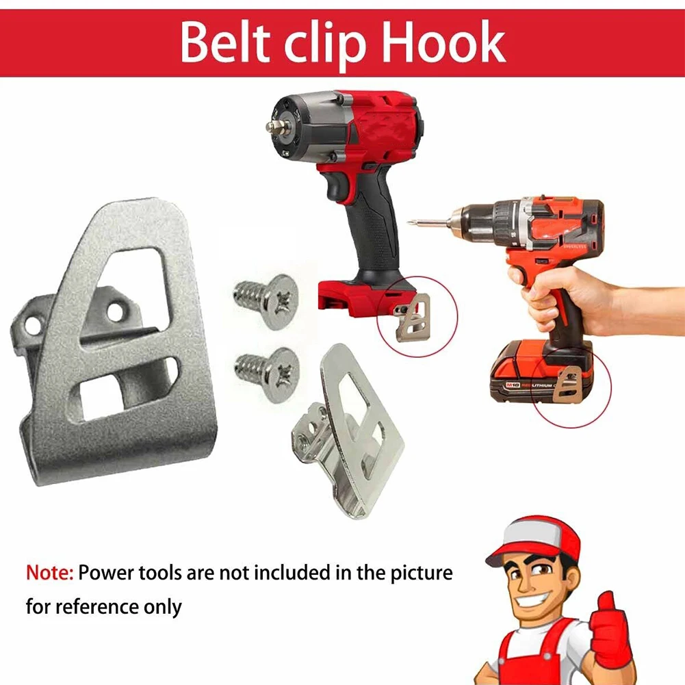 Belt Clip Hook For Drills Impact Power Tool Accessories 3pcs Gadgets Kit Parts Set 2603-22 2603-22CT 2604-22CT
Belt Clip Hook For Drills Impact Power Tool Accessories 3pcs Gadgets Kit Parts Set 2603-22 2603-22CT 2604-22CT