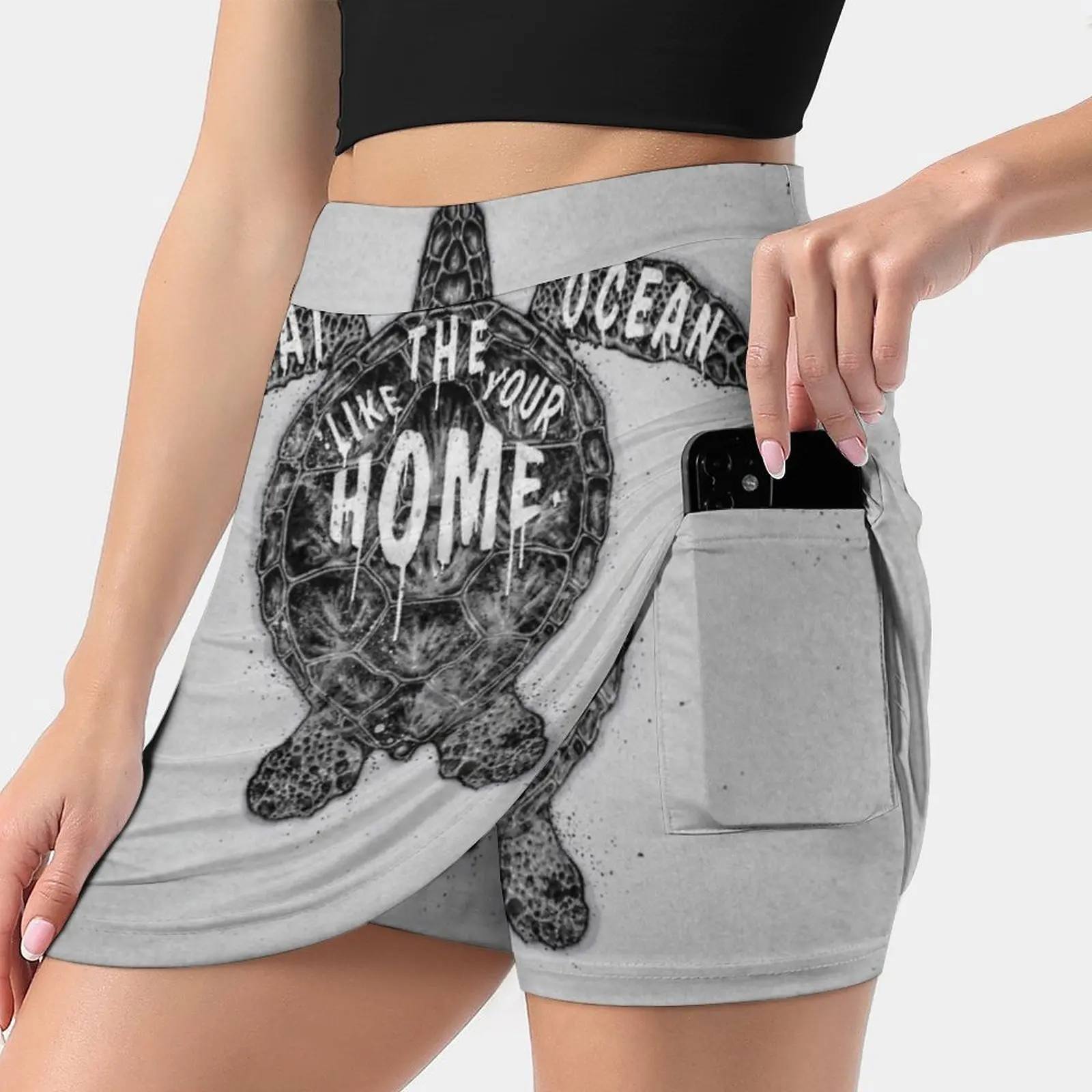 Женская юбка океан (монохромная), юбки в эстетике, новая модная короткая юбка типа Climateactionrb с животными, океан, Типографика
Женская юбка океан (монохромная), юбки в эстетике, новая модная короткая юбка типа Climateactionrb с животными, океан, Типографика