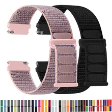 Nylon loop Band For Samsung Galaxy Watch 6/5/pro/4/Classic/active 2 43-47-40-44mm 20mm/22mm sport bracelet huawei gt 2/e/3 strap