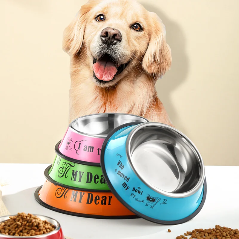 3 Styles Pet Feeding Bowls Stainless Steel Non-slip Dog Bowl Durable Anti-fall Cat Puppy Feeder For Dogs Teddy Golden Retriever
3 Styles Pet Feeding Bowls Stainless Steel Non-slip Dog Bowl Durable Anti-fall Cat Puppy Feeder For Dogs Teddy Golden Retriever