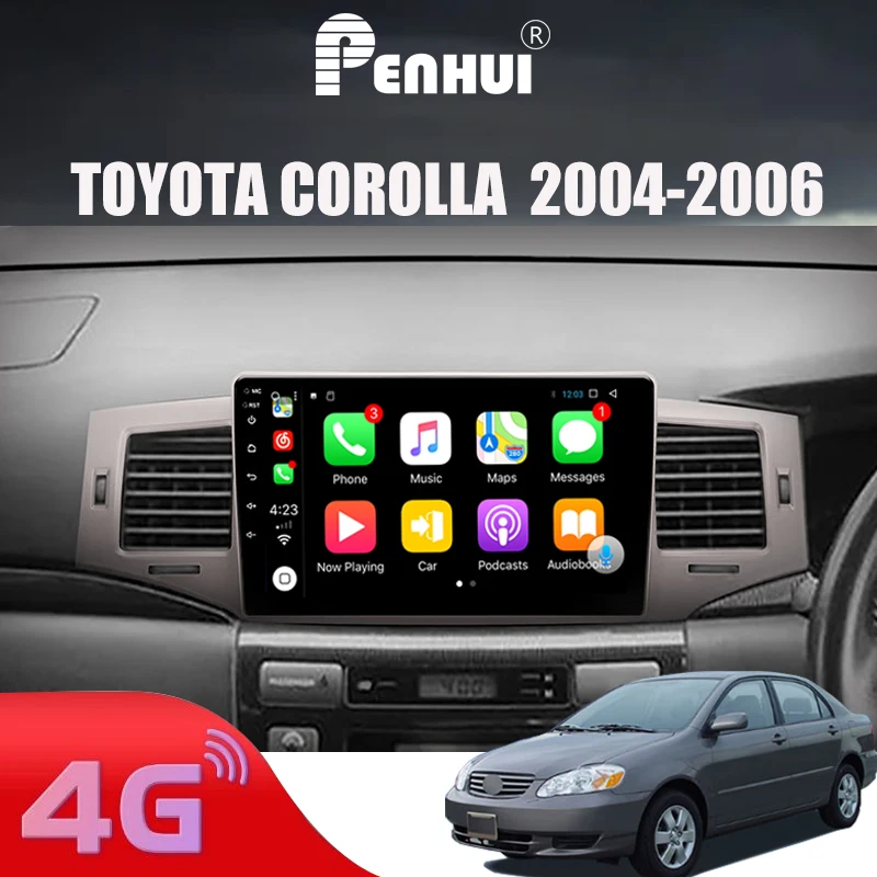 Car DVD For Toyota Corolla ( 2004-2006) Car Radio Multimedia Video Player Navigation GPS Android 10.0 Double DIn
Car DVD For Toyota Corolla ( 2004-2006) Car Radio Multimedia Video Player Navigation GPS Android 10.0 Double DIn
