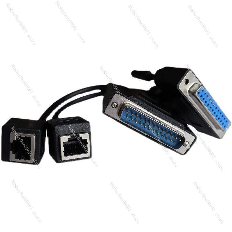 ILDA для сетевого кабеля интерфейс DB25 штекер и гнездо к разъему RJ45 1 пара лазерной