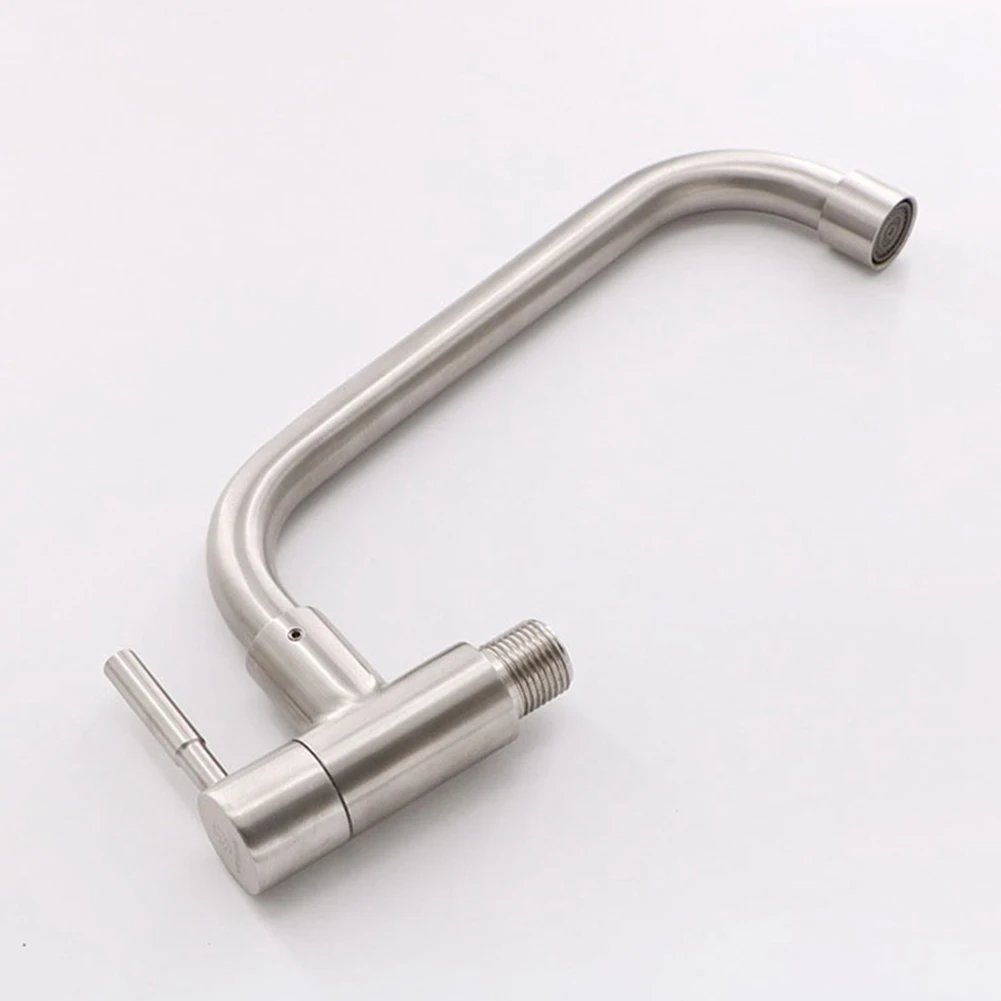 1pc Single Cold Wall Mounted Faucet Balcony Laundry Mop Pool Lengthen Tap Rotation Kitchen Bathroom Tap 304 Steel Stainless
1pc Single Cold Wall Mounted Faucet Balcony Laundry Mop Pool Lengthen Tap Rotation Kitchen Bathroom Tap 304 Steel Stainless